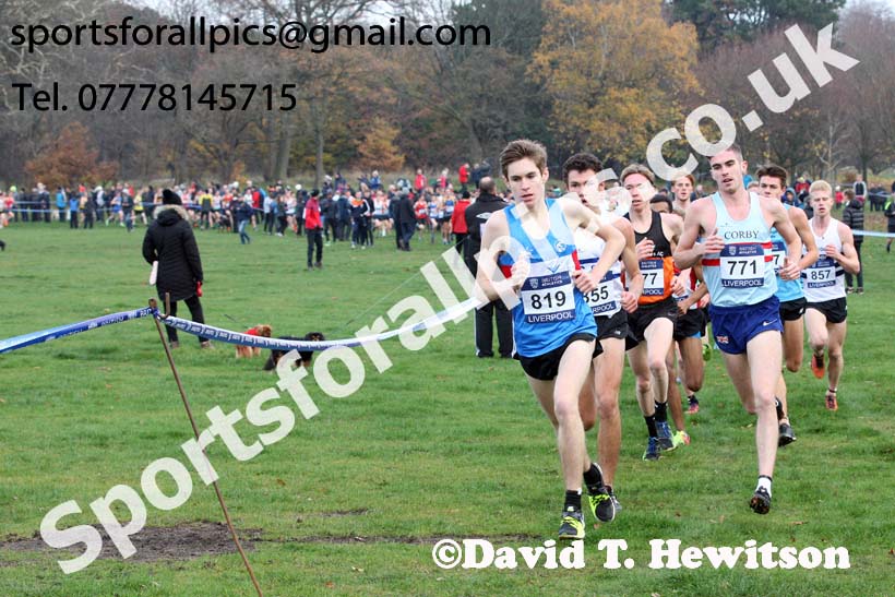 Mens junior British Athletics Liverpool Cross Challenge, Sefton Park, Liverpool. Photo:  David T. Hewitson/Sports for All Pics